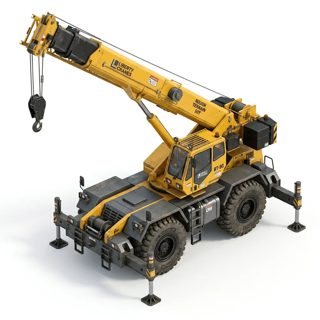 Rough Terrain Crane 25 Ton (4x4)