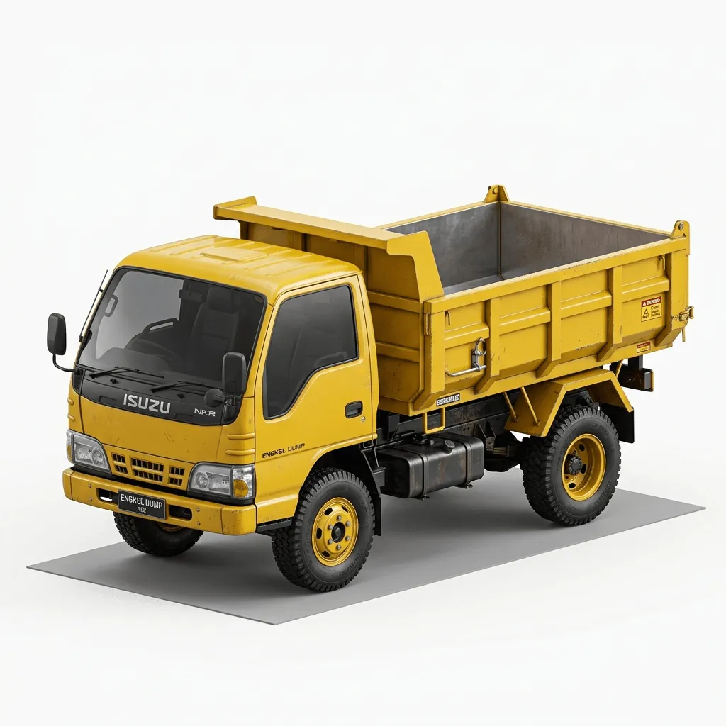Dump Truck Engkel 4 Roda (Index 4 m³)