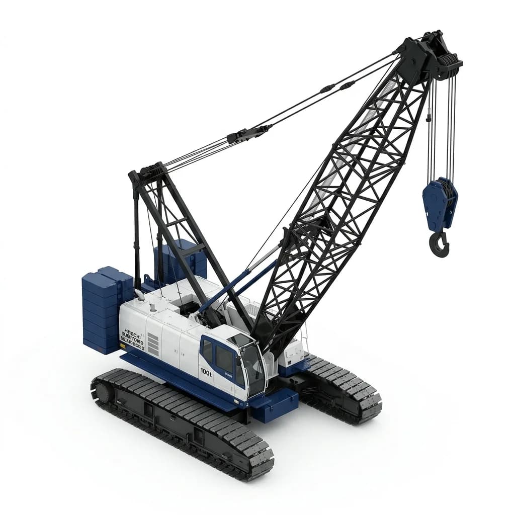 Sewa Crawler Crane 100 Ton Kapasitas 100 Ton - Armada Hunimax