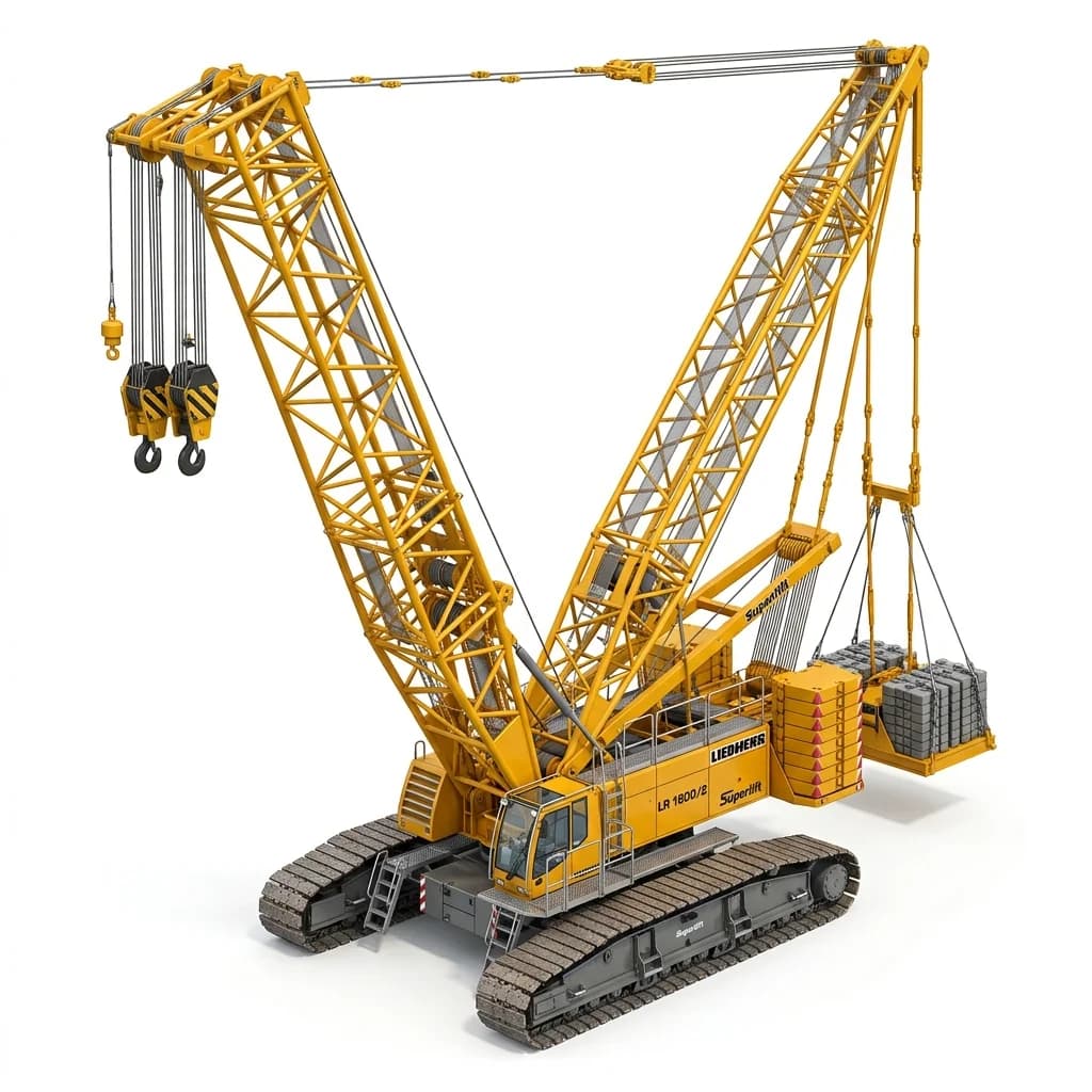 Sewa Crawler Crane 500 Ton (Mega Proyek & Energi) Kapasitas 500 Ton - Armada Hunimax