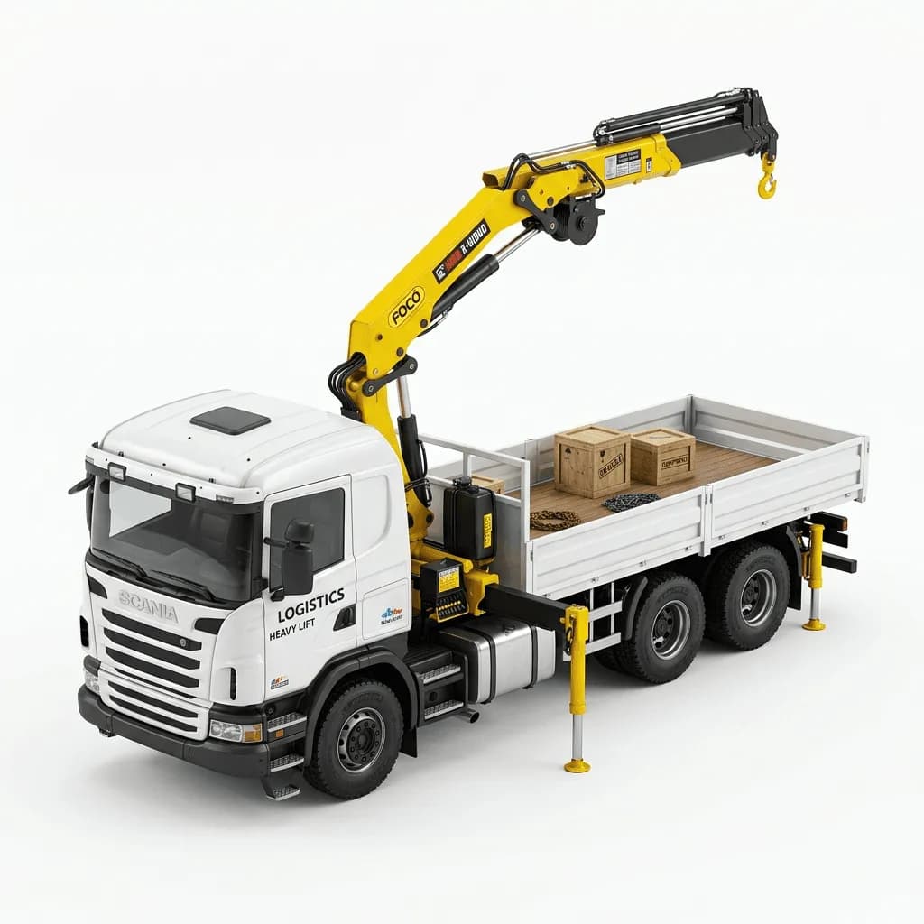 Truk Crane Foco 3 Ton (Truk 6 Roda CDD)